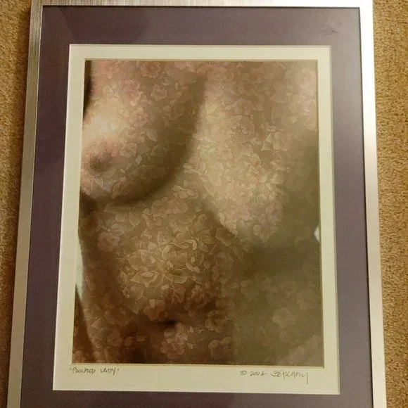 Painted Lady print by Brian Gregory framed